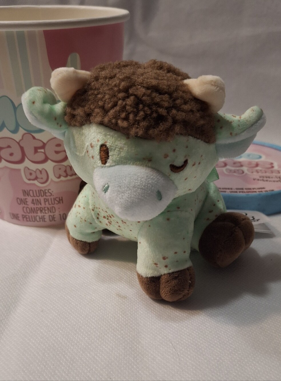 Moo Mates Monica Mint Chocolate Chip 4 Inch Plush Stuffed Toy